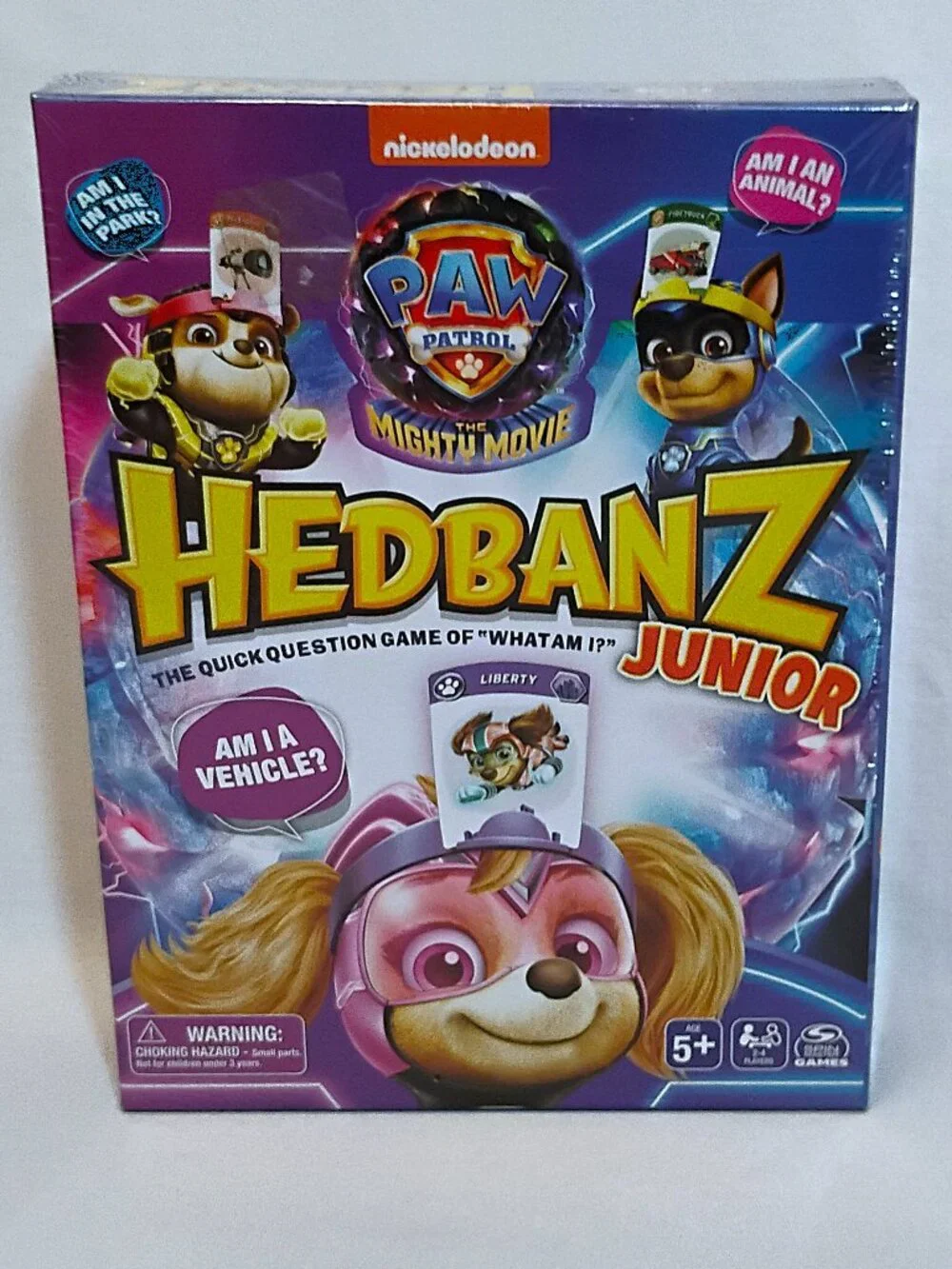 Paw Patrol Hedbanz Junior Game Nickelodeon NEW/Sealed